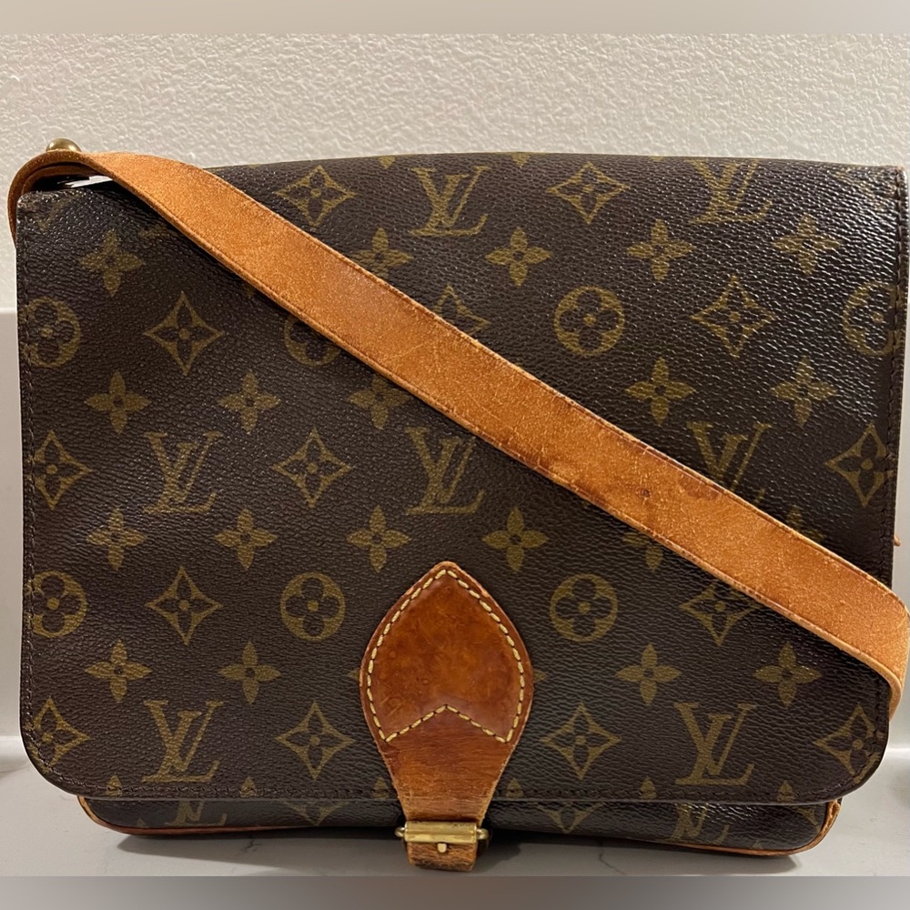 Louis Vuitton Cartouchiere MM Monogram Crossbody Bag